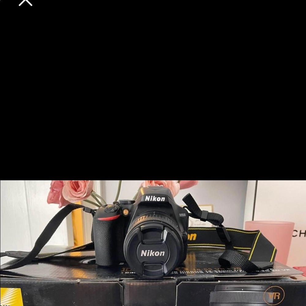 Nikon D3500 Camera Bundle (Used Once). The 70-300 lens not included
